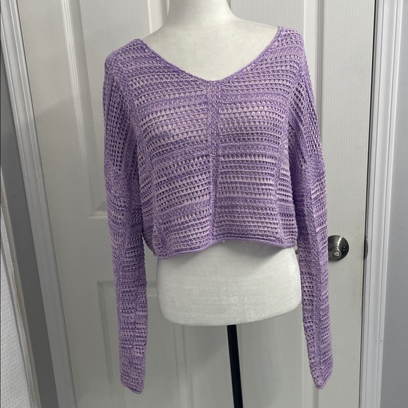 Twik by Simons Sweaters - Lavender Knit Women's Sweater